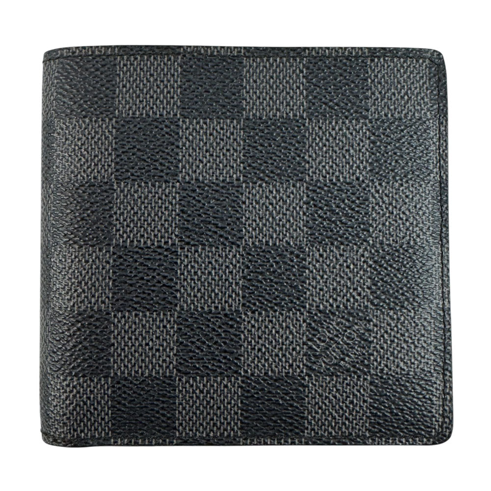LOUIS VUITTON Damier Graphite Marco Wallet LHQ1697