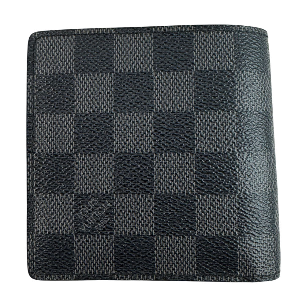 LOUIS VUITTON Damier Graphite Marco Wallet LHQ1697