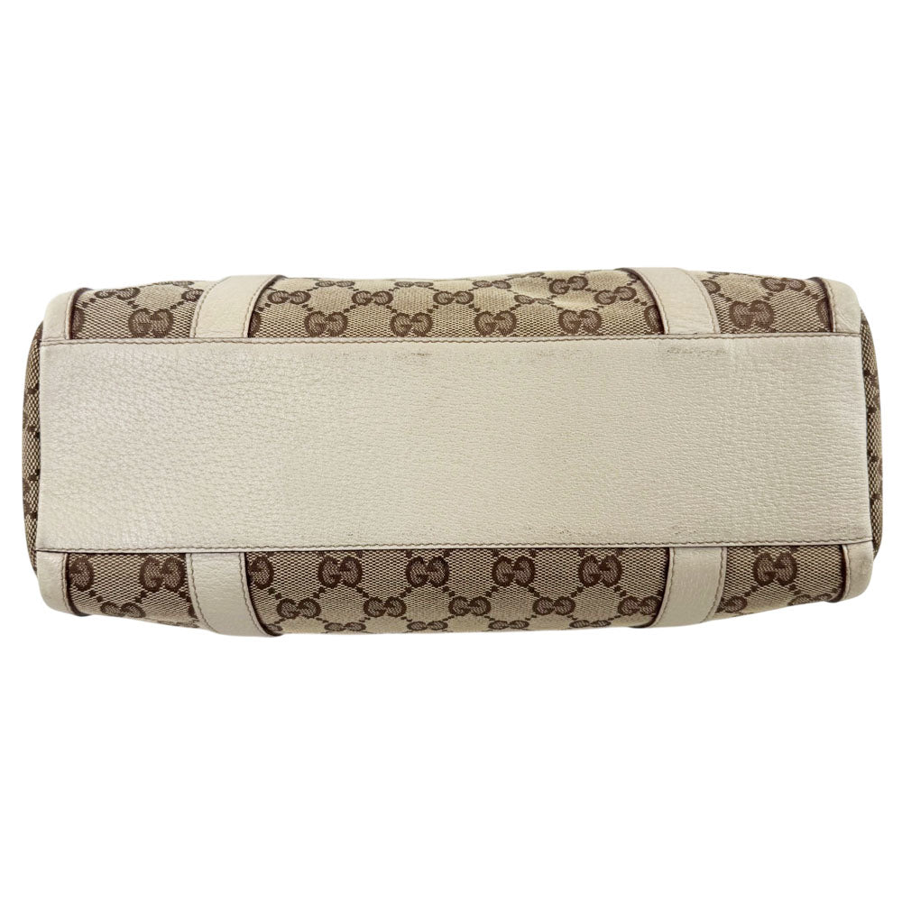 GUCCI GG Canvas Abbey Boston Bag LHQ1698