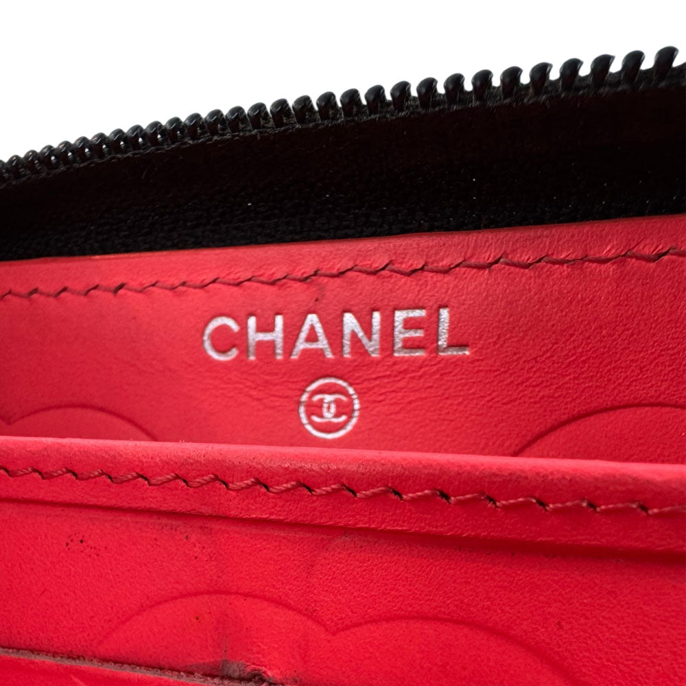 CHANEL Ligne Cambon Zip Around Long Wallet Purse LHQ1700