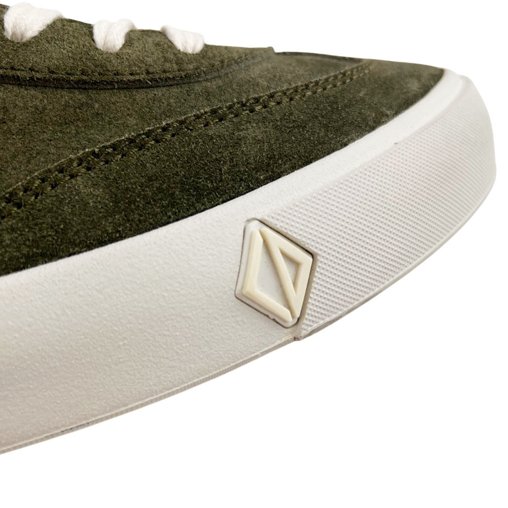 CHRISTIAN DIOR B101 Khaki Green Suede Trainers Size 9 UK LHQ1706