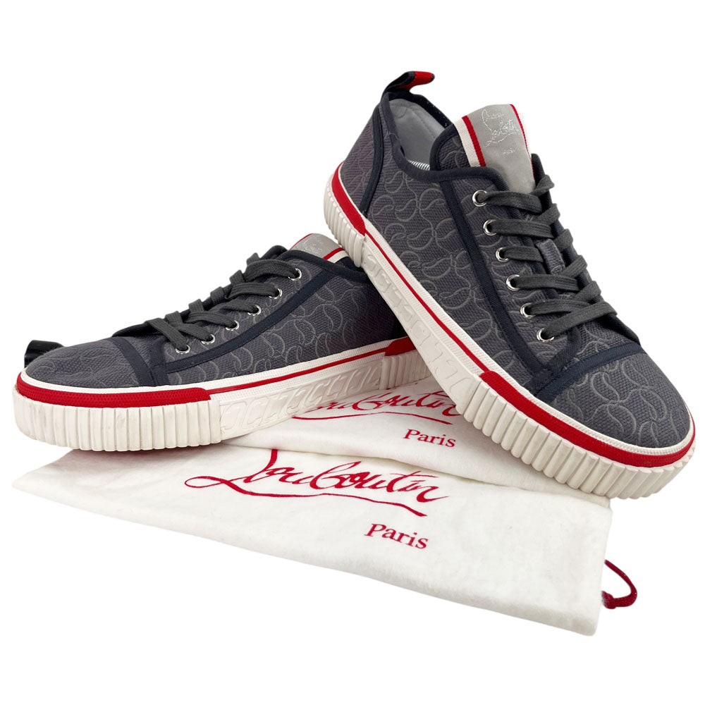 CHRISTIAN LOUBOUTIN Pedro Junior Trainers Size 9 UK LHQ1709