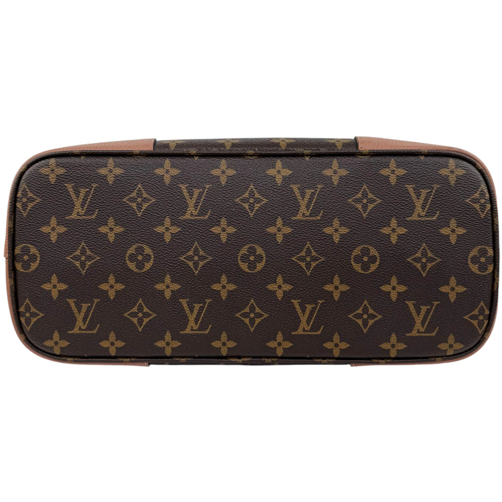 LOUIS VUITTON Flandrin Brown Monogram Handbag Shoulder Bag LHQ571