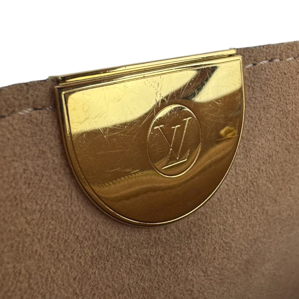 LOUIS VUITTON Flandrin Brown Monogram Handbag Shoulder Bag LHQ571