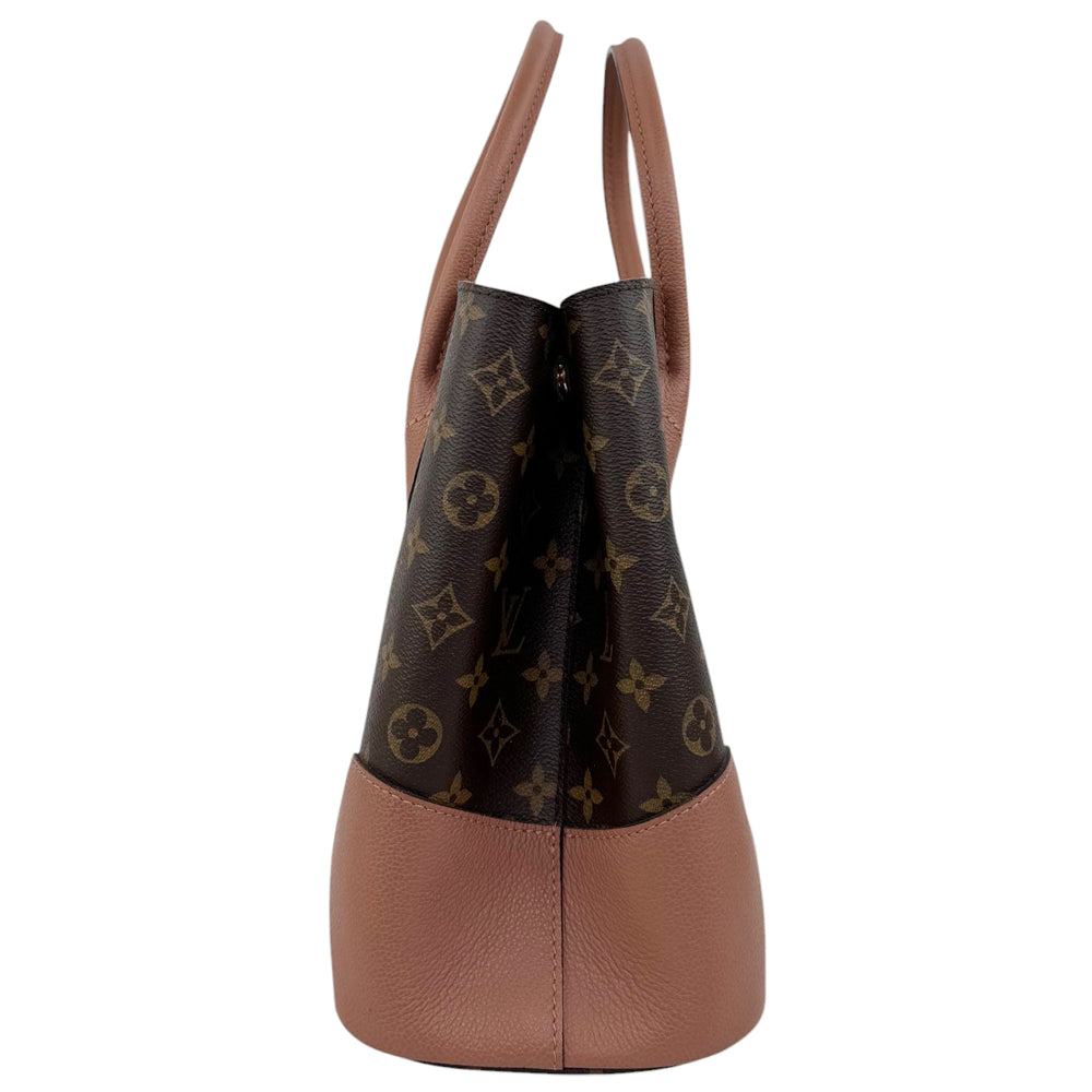 LOUIS VUITTON Flandrin Brown Monogram Handbag Shoulder Bag LHQ571