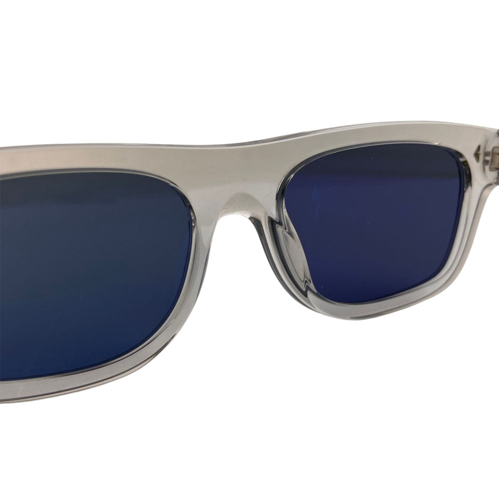 PRADA Clear Square Blue Lens Sunglasses LHQ1713