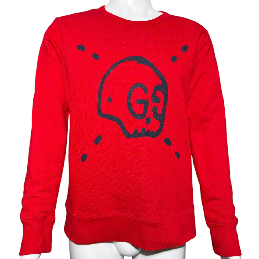 GUCCI Red Skull Jumper Size Large LHQ572