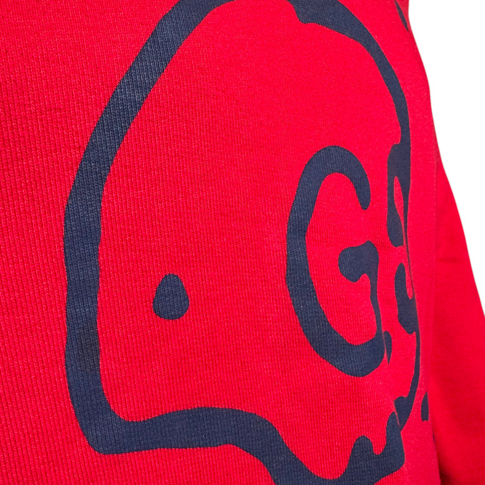 GUCCI Red Skull Jumper Size Large LHQ572