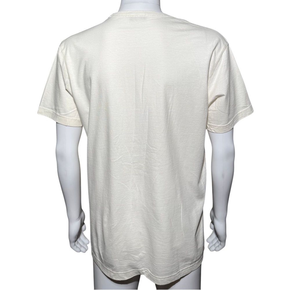 CHRISTIAN DIOR Flocked White Bear T-Shirt Size M LHQ1720
