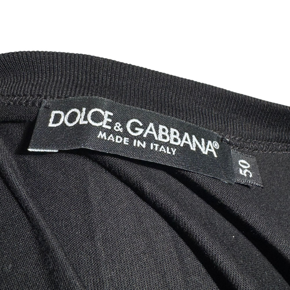 DOLCE&GABBANA Black D&G Crown T-Shirt Size L LHQ1721