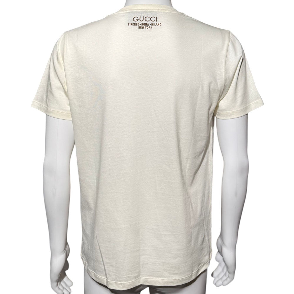 GUCCI White City T-Shirt Size L LHQ1725