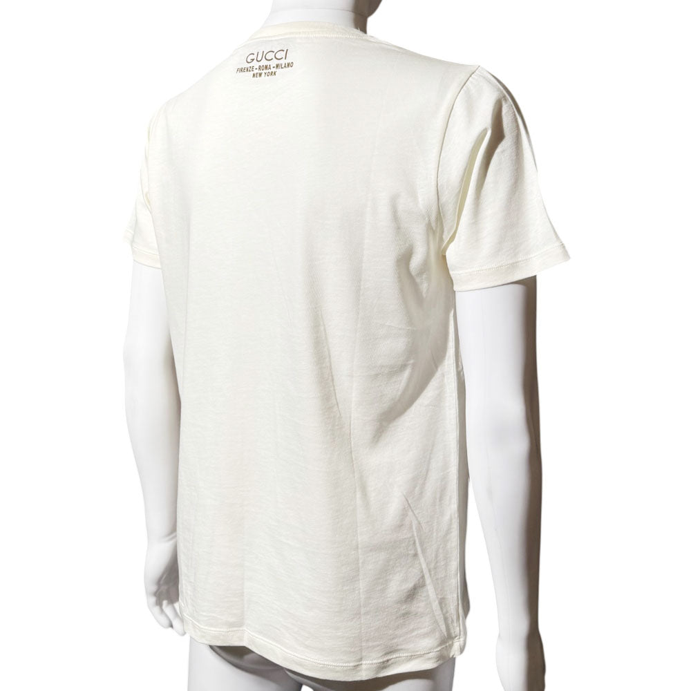 GUCCI White City T-Shirt Size L LHQ1725