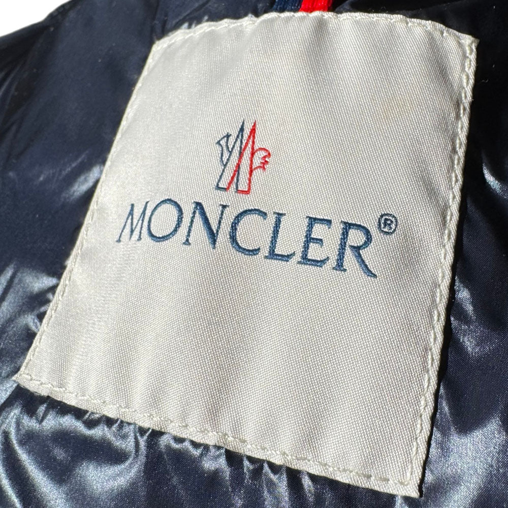 MONCLER Longue Saison Down Navy Puffer Jacket Size L LHQ1727