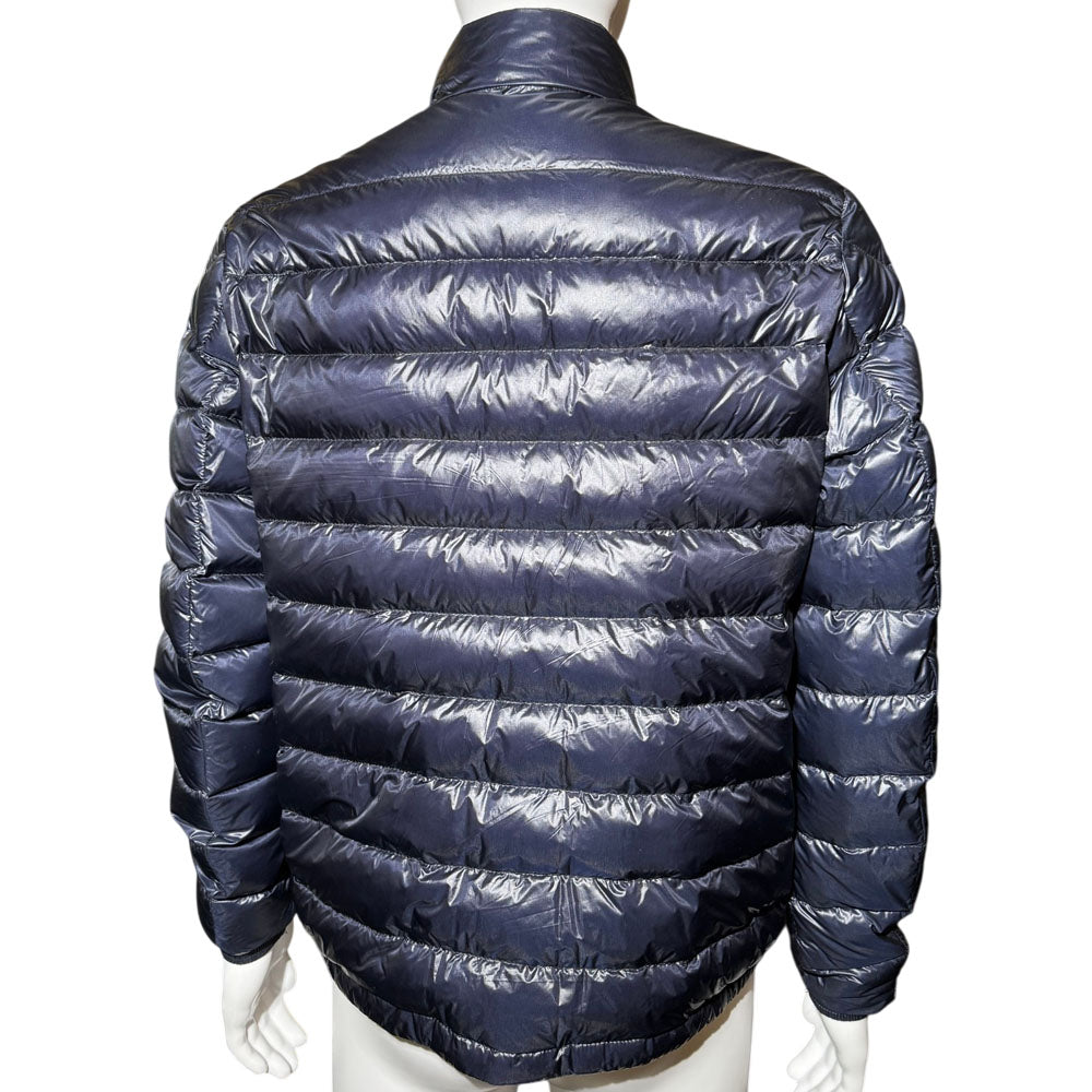 MONCLER Longue Saison Down Navy Puffer Jacket Size L LHQ1727