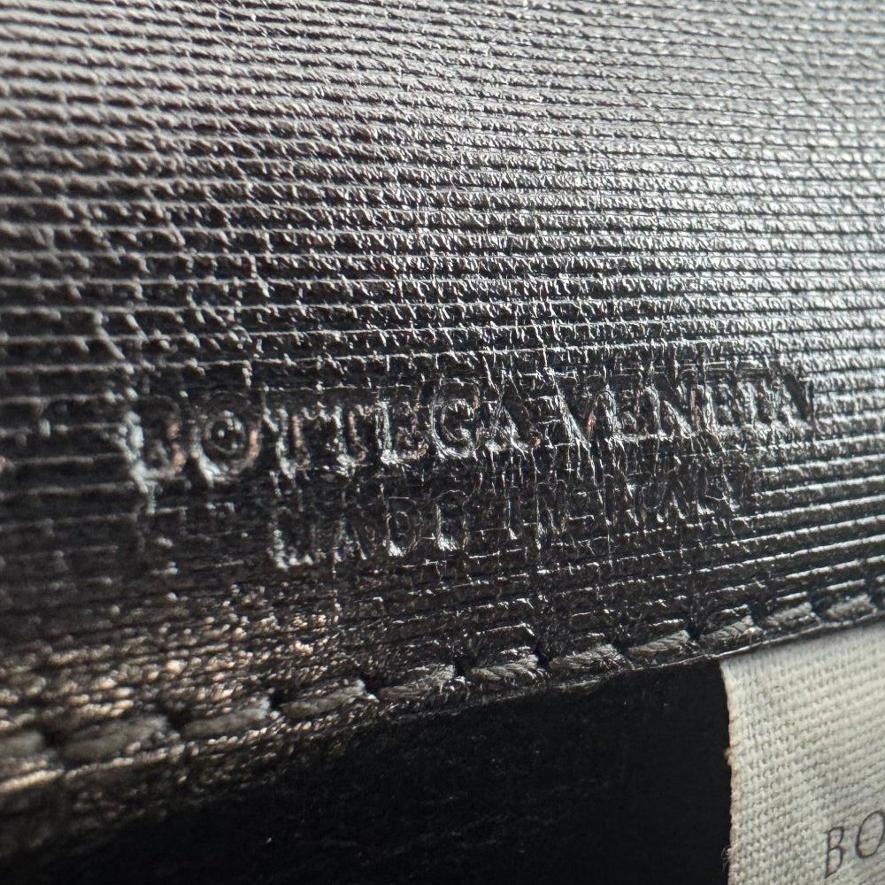 BOTTEGA VENETA Intrecciato Silver Leather Card Case LHQ1737