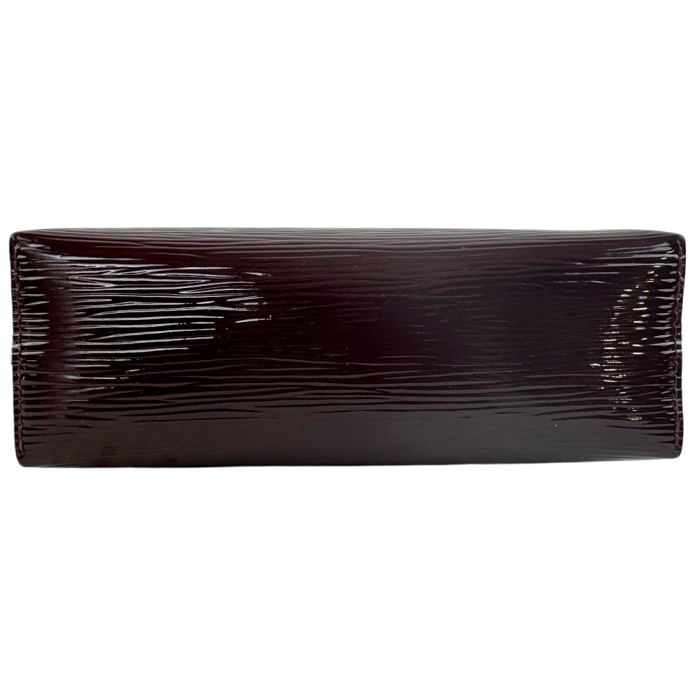 LOUIS VUITTON Burgundy Epi Leather Cosmetic Pouch PM LHQ1745