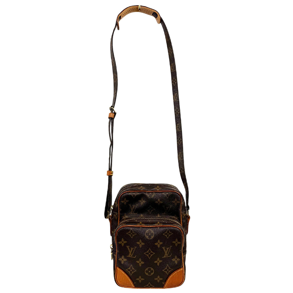 LOUIS VUITTON Amazon Brown Monogram Crossbody Shoulder Bag LHQ1754