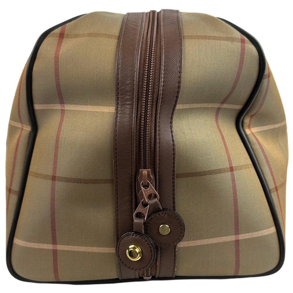 BURBERRY Check Duffle/Boston Bag LHQ1755