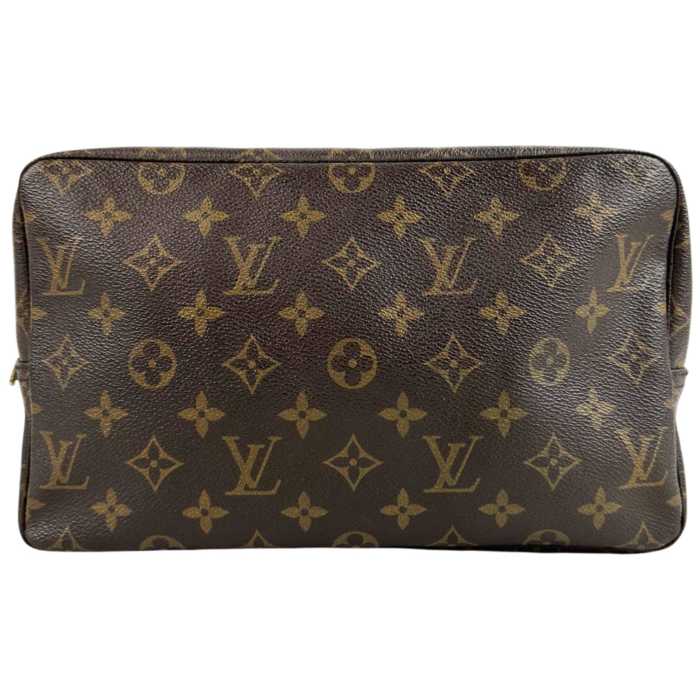 LOUIS VUITTON Brown Monogram Toiletry 28 Bag LHQ1757