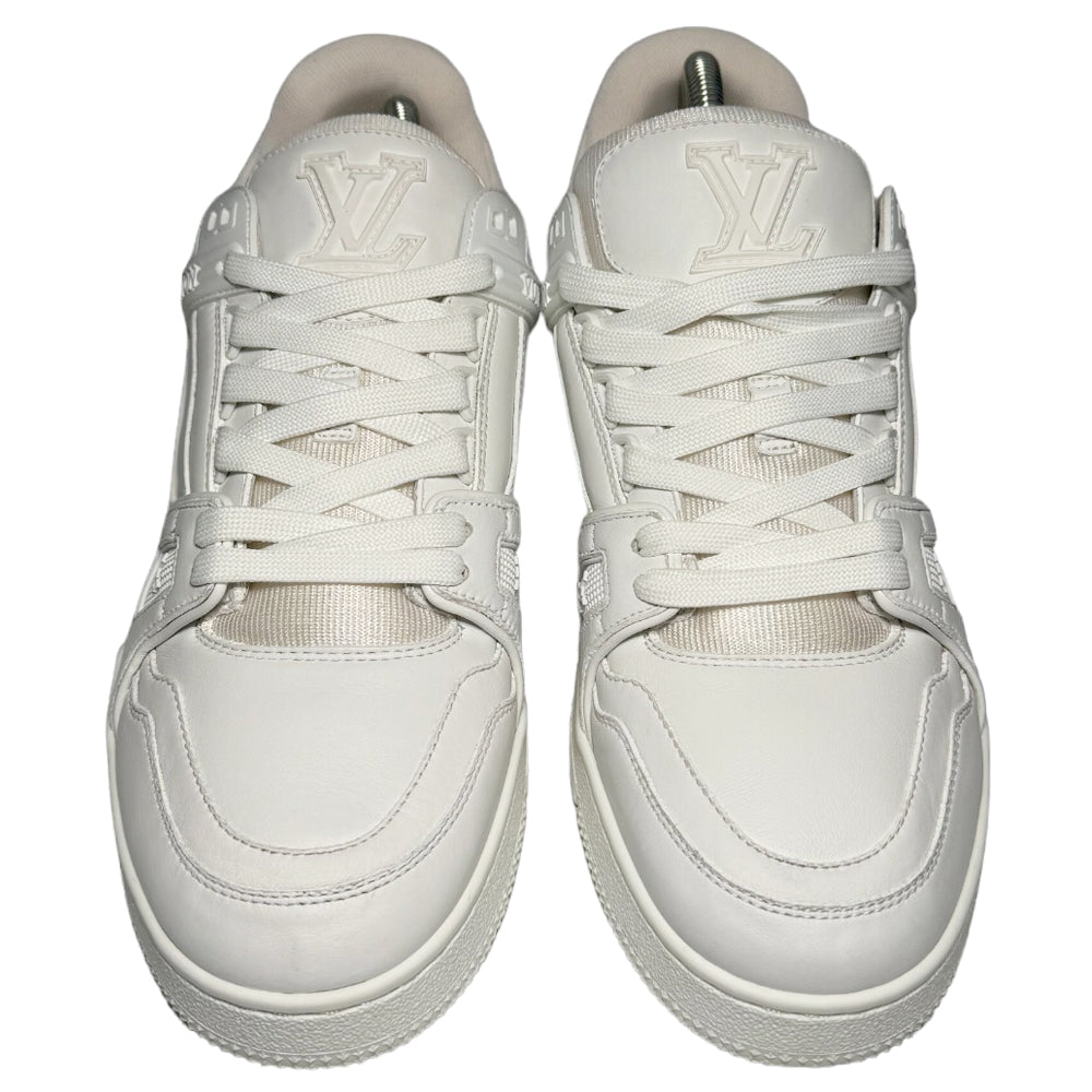 LOUIS VUITTON LV Scarpe da ginnastica bianche Taglia 7 UK LHQ177