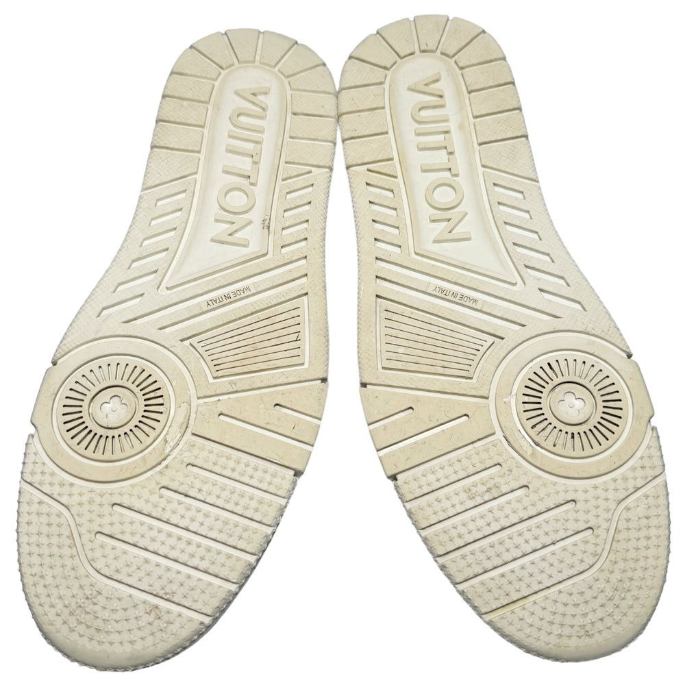 LOUIS VUITTON LV Scarpe da ginnastica bianche Taglia 7 UK LHQ177