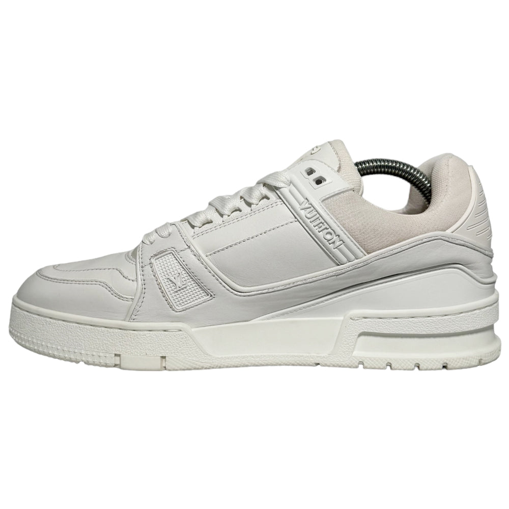 LOUIS VUITTON LV Scarpe da ginnastica bianche Taglia 7 UK LHQ177