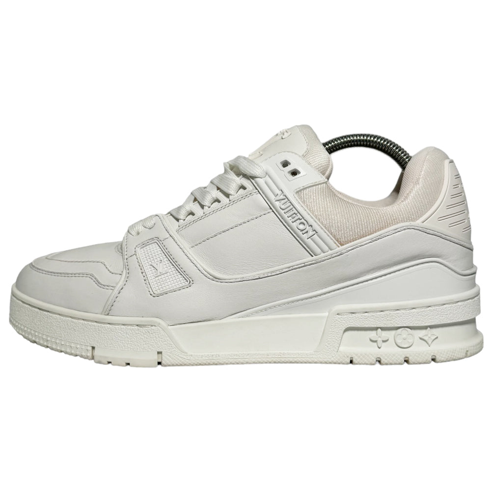 LOUIS VUITTON LV Scarpe da ginnastica bianche Taglia 7 UK LHQ177