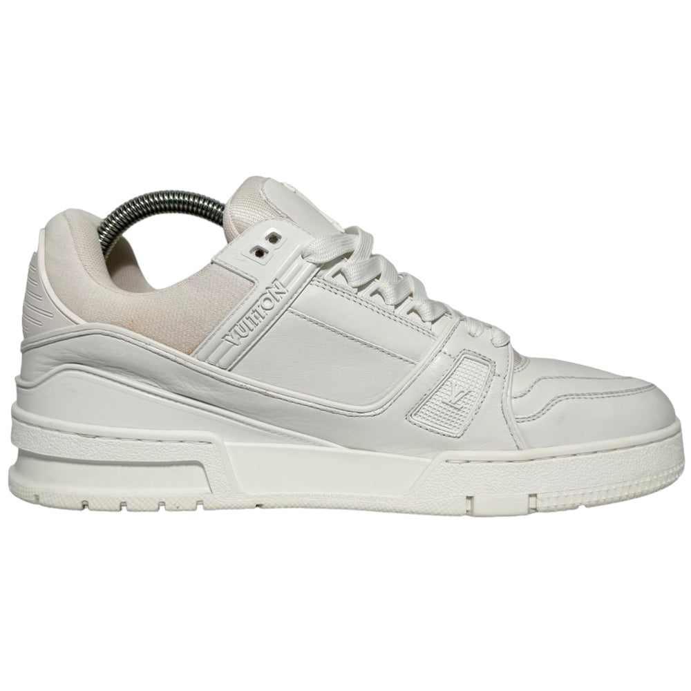 LOUIS VUITTON LV Scarpe da ginnastica bianche Taglia 7 UK LHQ177