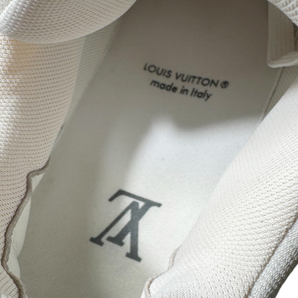 LOUIS VUITTON LV Scarpe da ginnastica bianche Taglia 7 UK LHQ177
