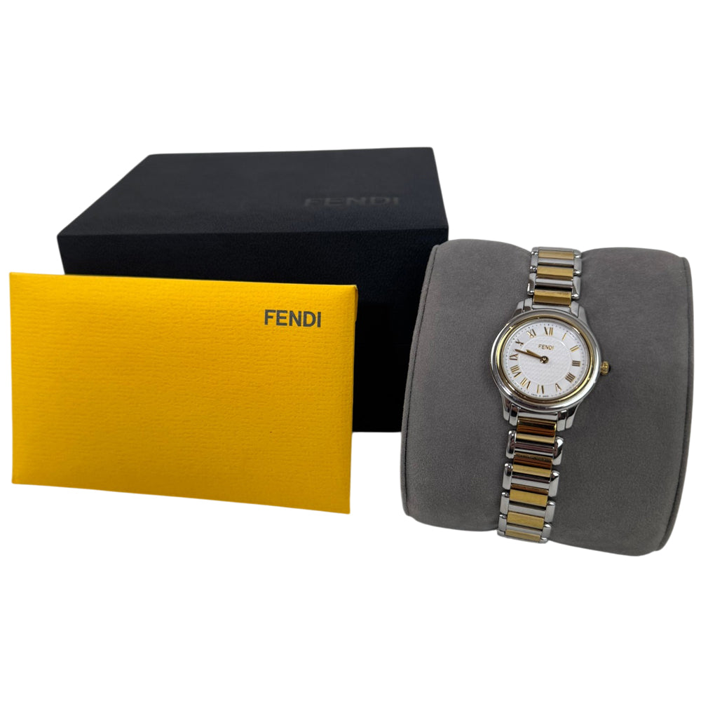 FENDI Classico Two-Tone Stainless Steel Ladies Watch LHQ1770