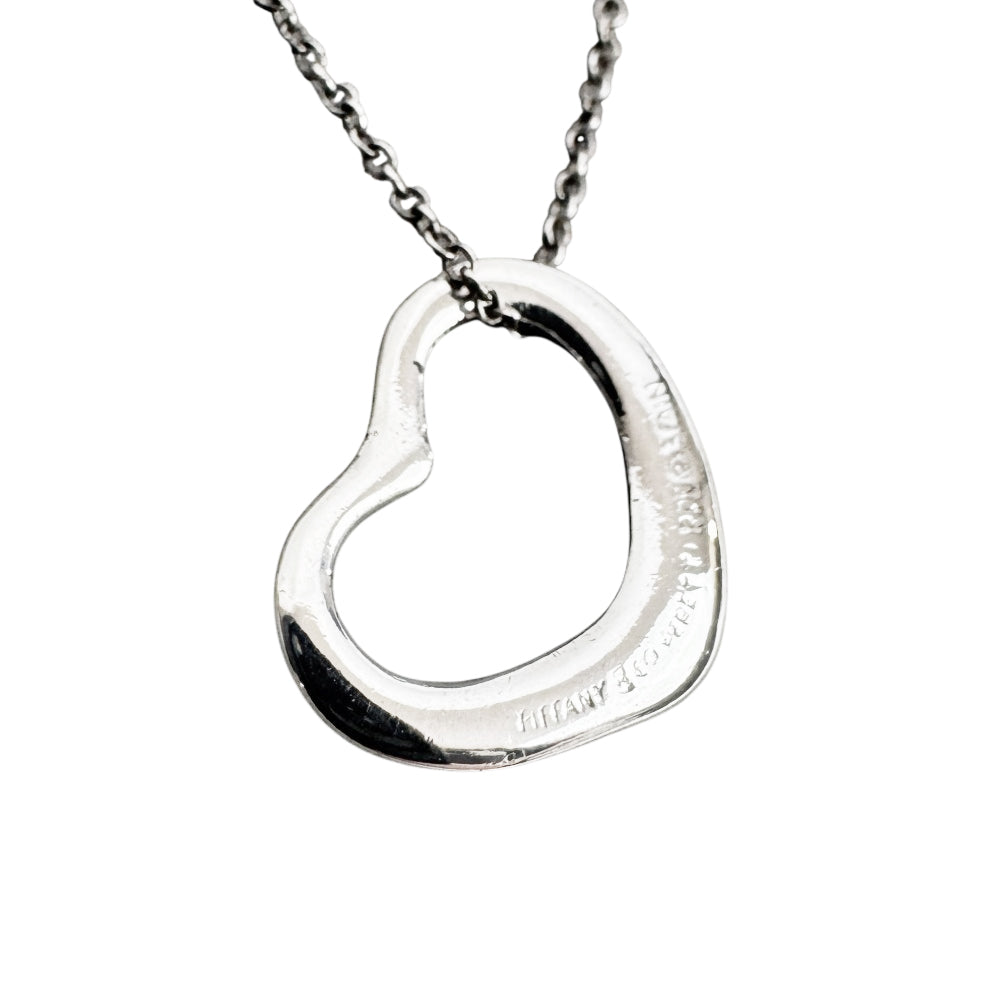 TIFFANY & CO Small Open Heart Necklace LHQ1780