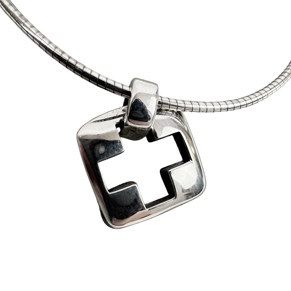 TIFFANY & CO Square Cross Necklace LHQ1783
