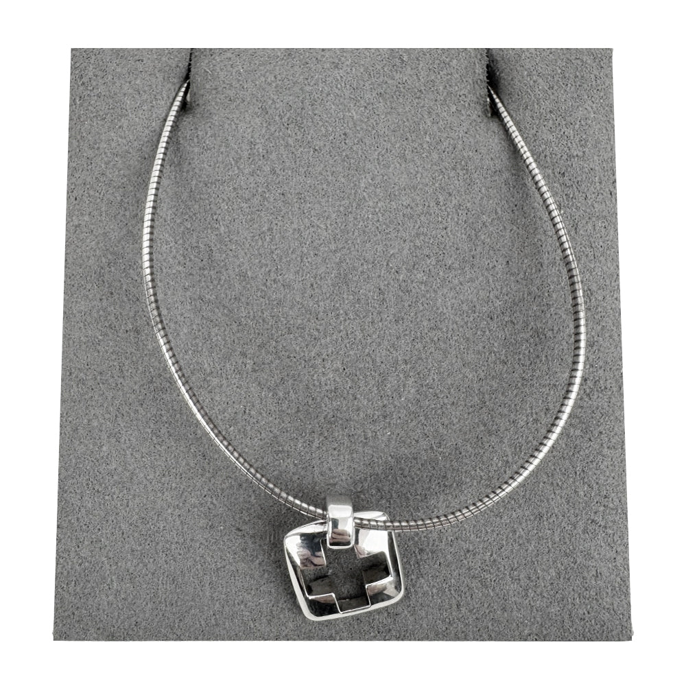 TIFFANY & CO Square Cross Necklace LHQ1783