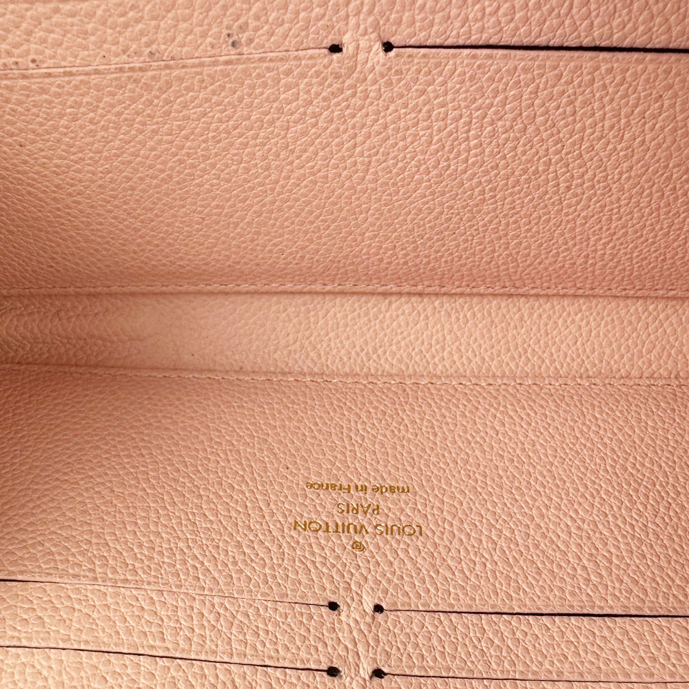 LOUIS VUITTON Pink Empreinte Leather Wallet Purse LHQ1798