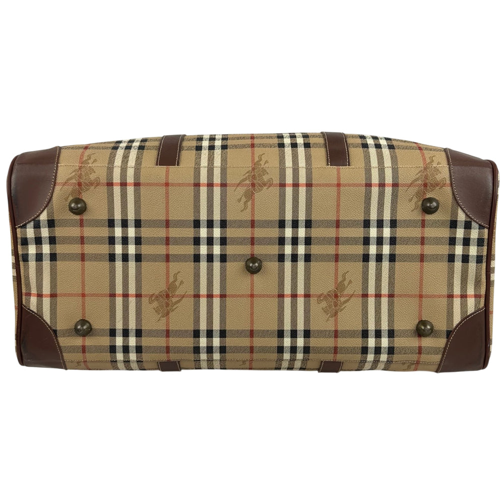 BURBERRY Nova Check Duffle/Boston Shoulder Bag LHQ1799