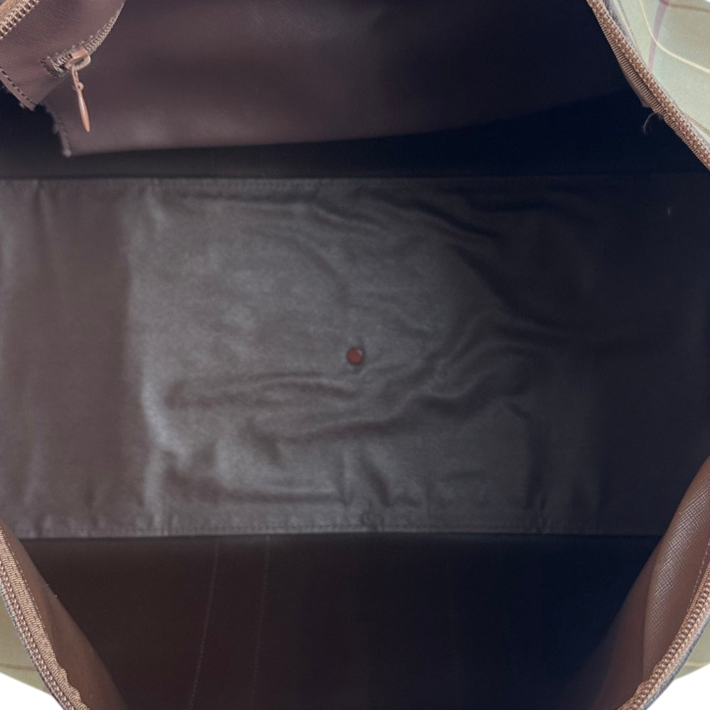 BURBERRY Check Duffle/Boston Bag LHQ1800