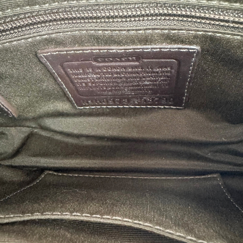 COACH Signature Brown Canvas Shoulder Crossbody Bag LHQ1801
