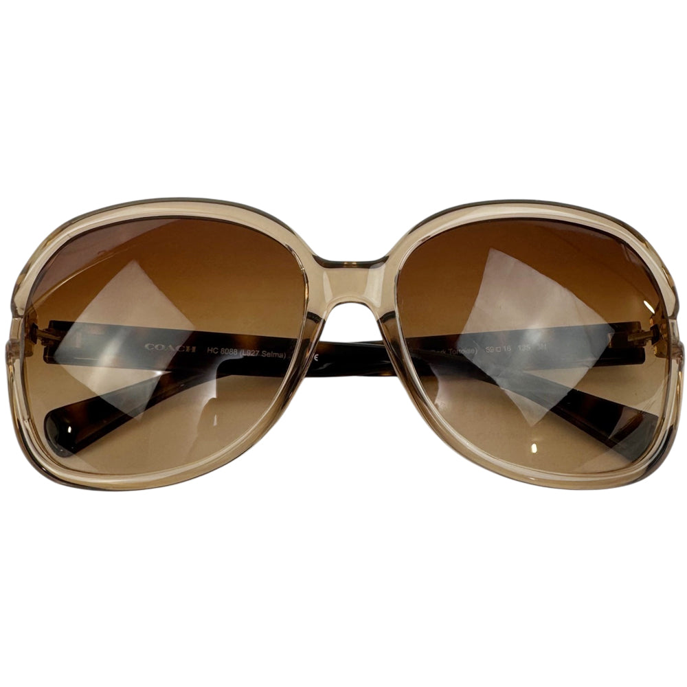 COACH Oversized Brown Frame Sunglasses LHQ1803