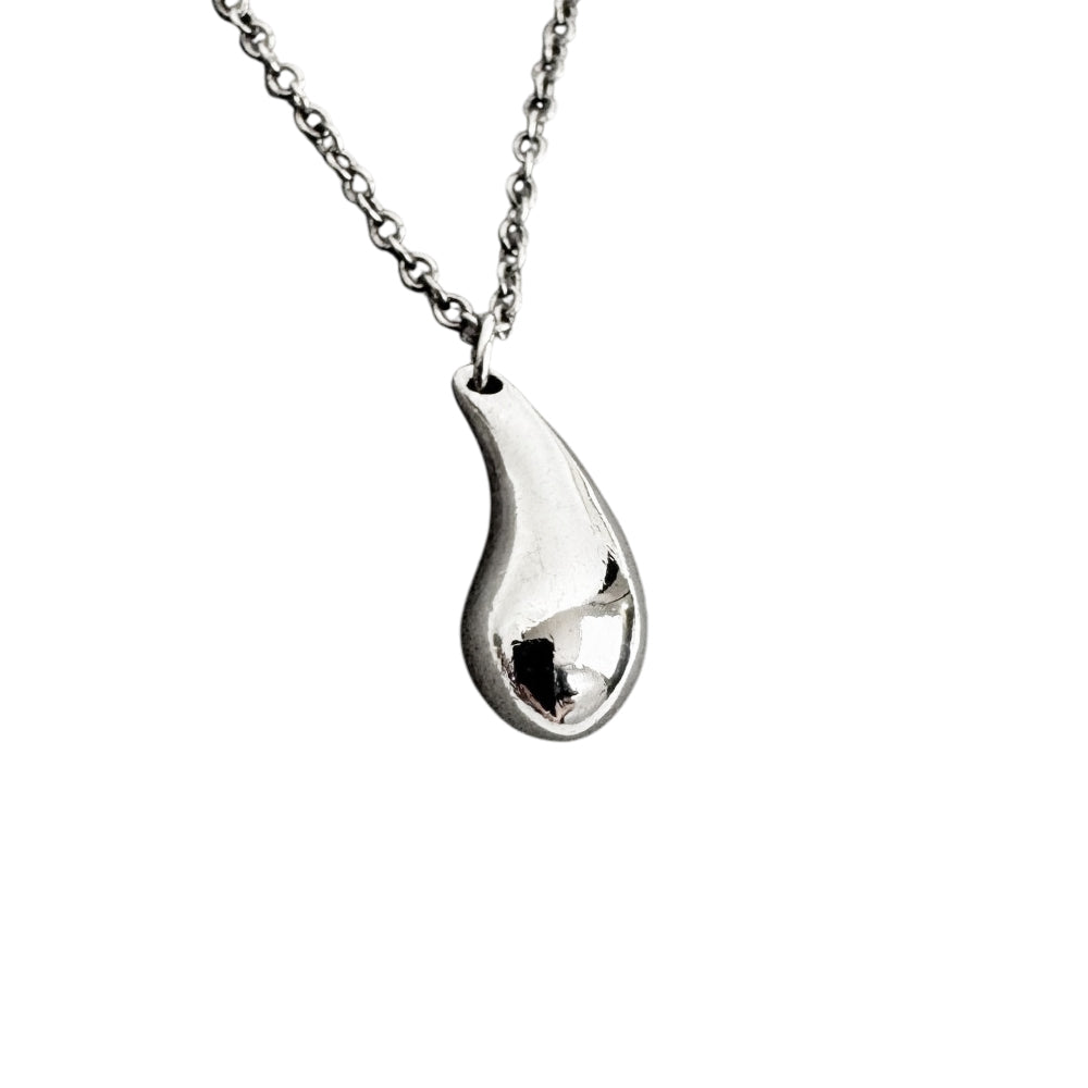 TIFFANY & CO Droplet Silver Necklace LHQ1806