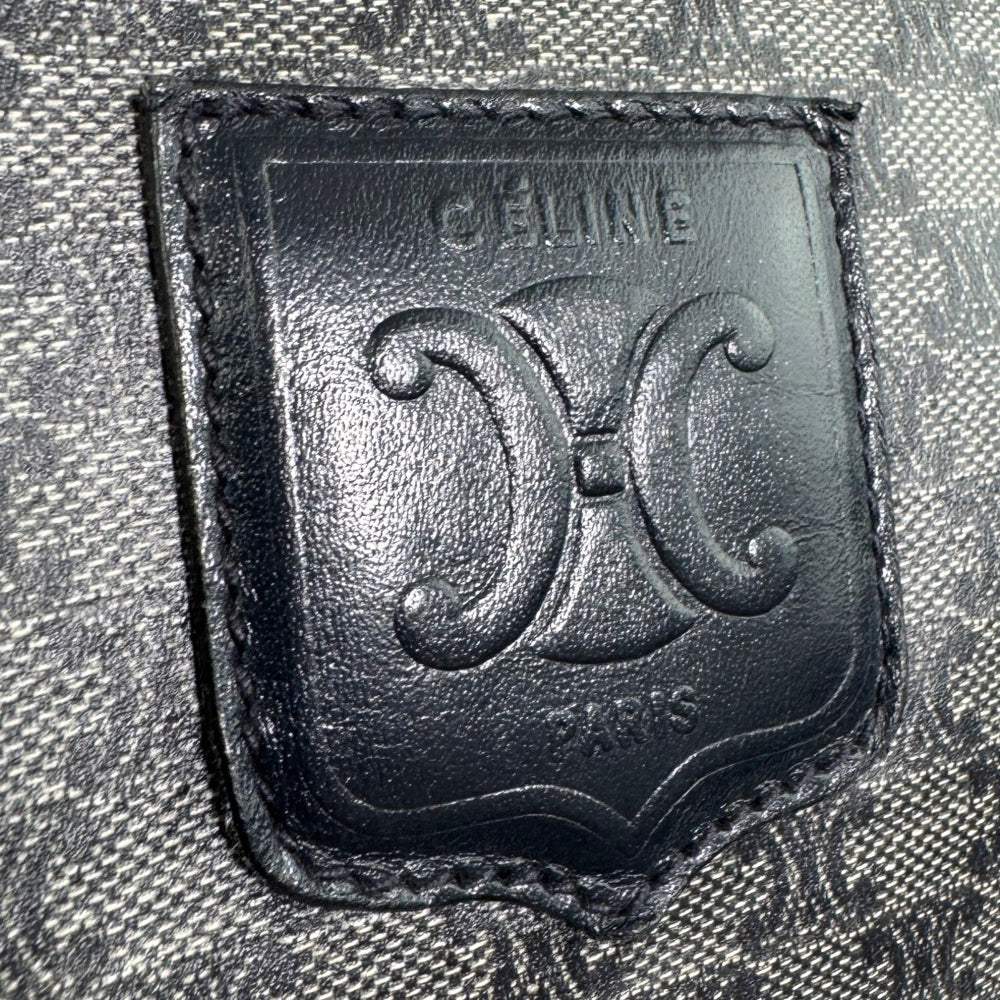 CELINE Black Macadam Boston Weekender Bag LHQ1816