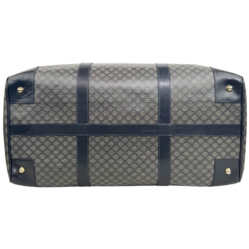 CELINE Black Macadam Boston Weekender Bag LHQ1816