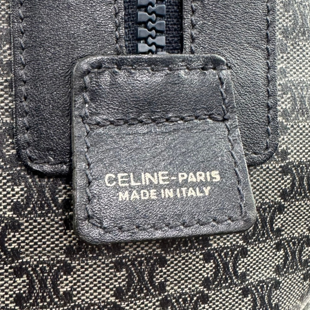 CELINE Black Macadam Boston Weekender Bag LHQ1816