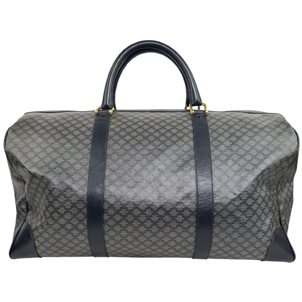 CELINE Black Macadam Boston Weekender Bag LHQ1816