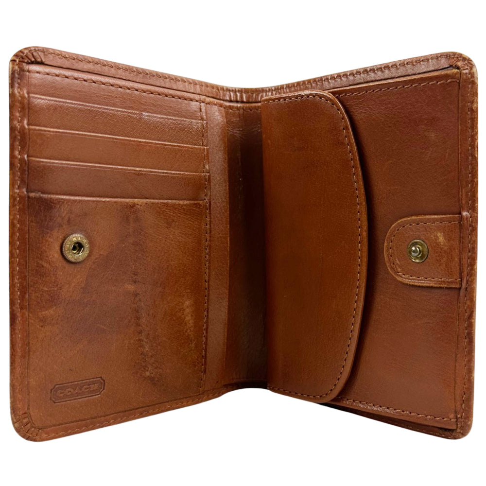 COACH Brown Leather Wallet LHQ1821