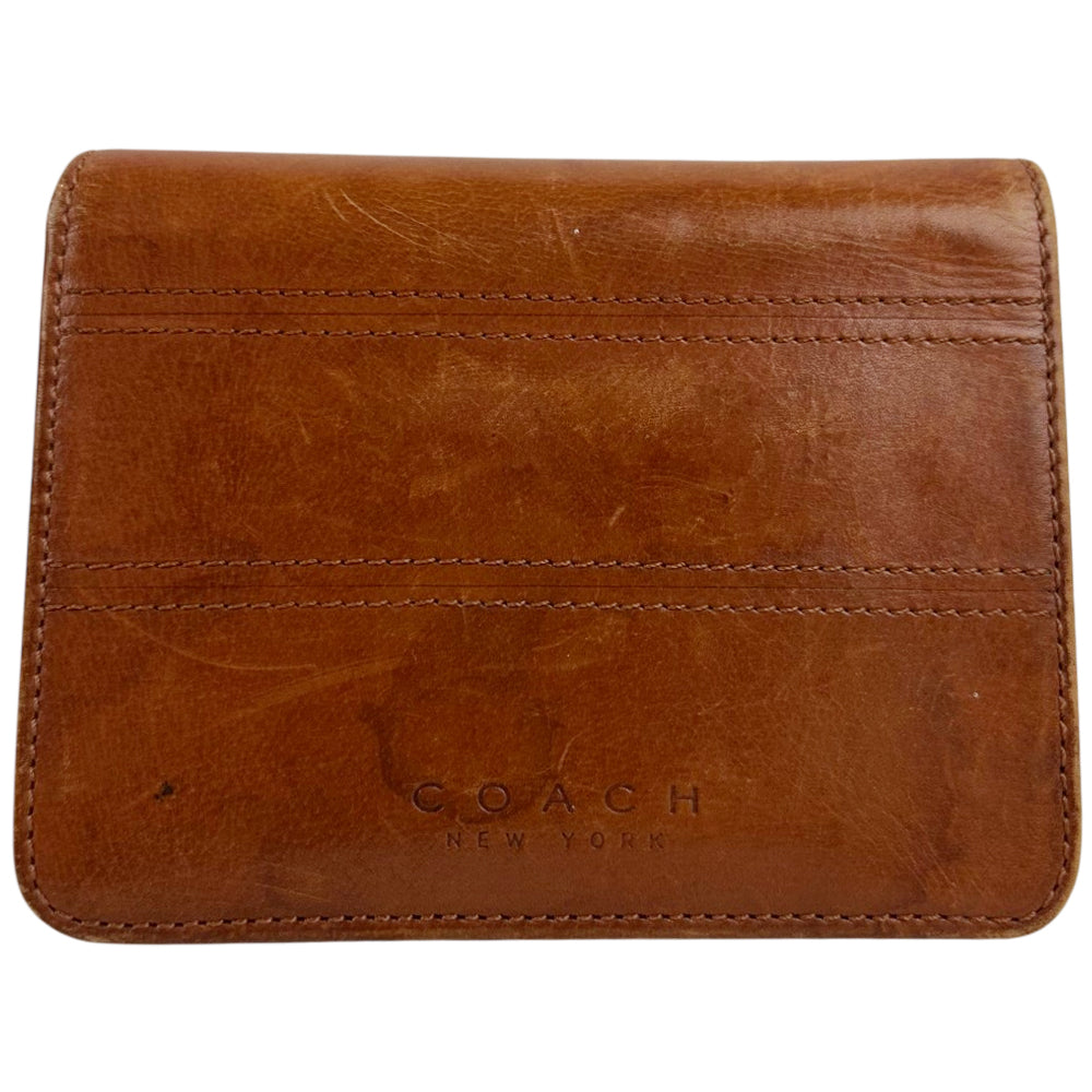 COACH Brown Leather Wallet LHQ1821