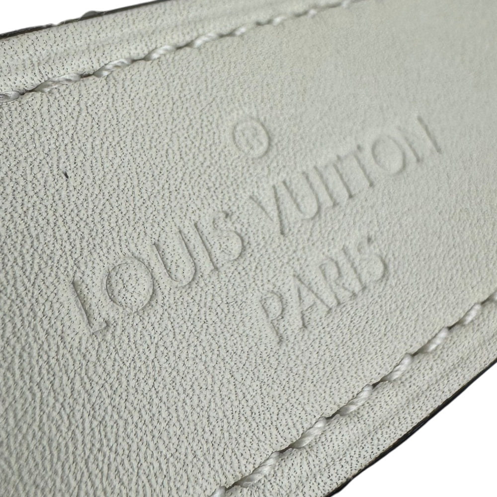 LOUIS VUITTON White Calfskin Leather Parnassea Bagatelle Hobo Bag LHQ1825