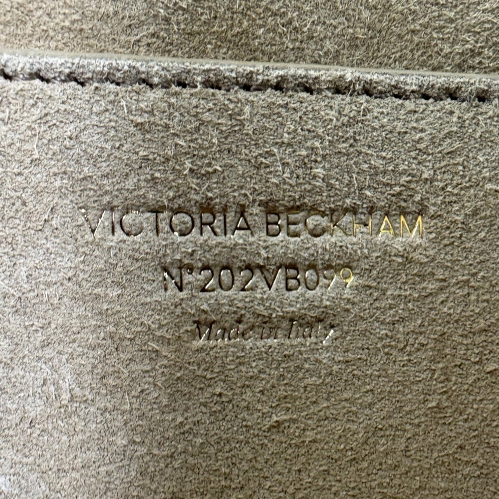 VICTORIA BECKHAM Victoria Brown Suede Tote Shoulder Bag LHQ1826