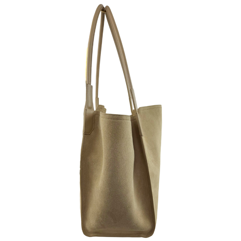 VICTORIA BECKHAM Victoria Brown Suede Tote Shoulder Bag LHQ1826