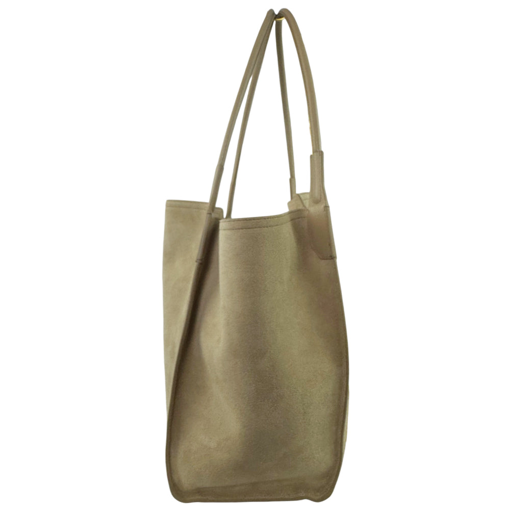 VICTORIA BECKHAM Victoria Brown Suede Tote Shoulder Bag LHQ1826