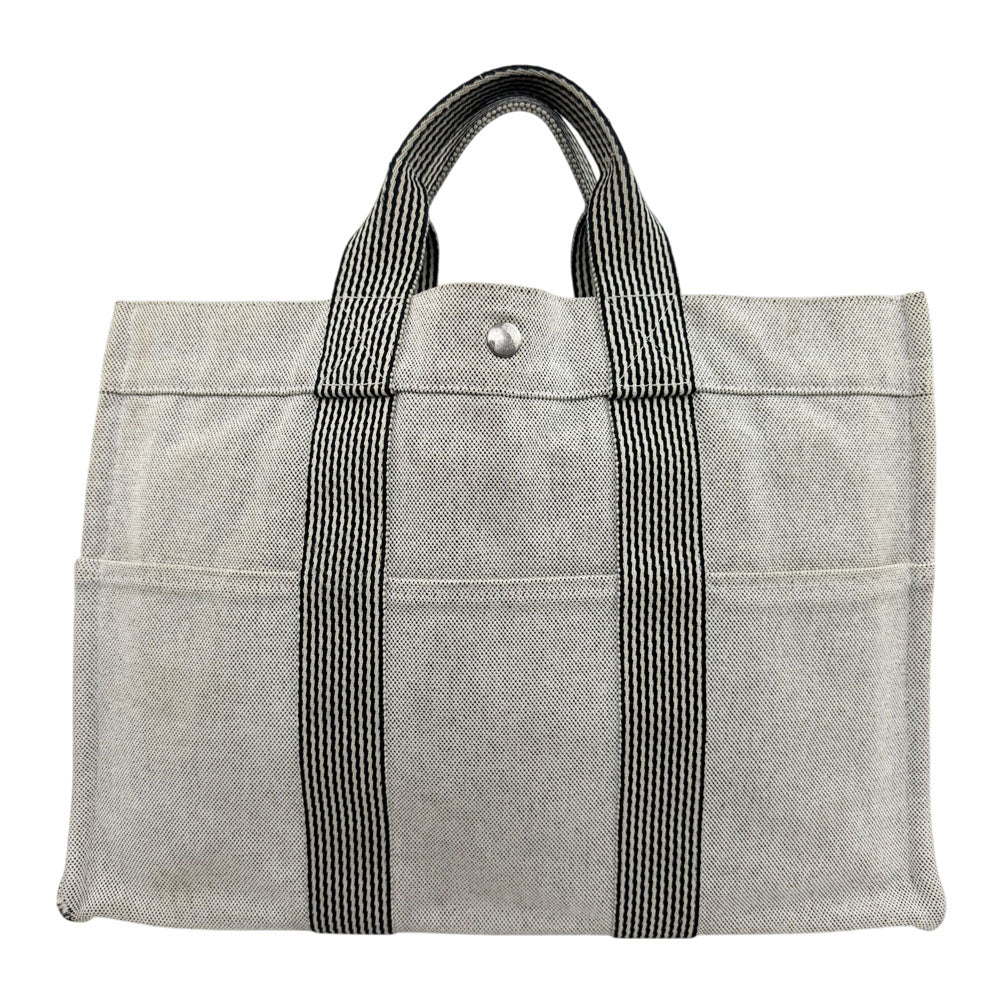 HERMES Fourre-Tout Grey Tote Bag LHQ1832